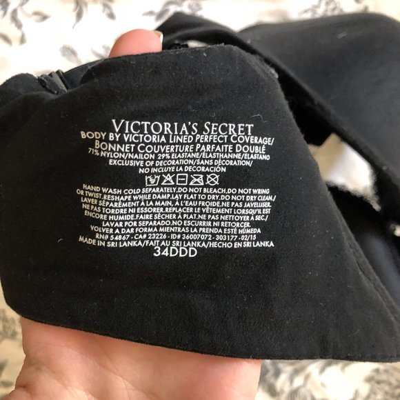 Body By Victoria Lined Perfect Coverage Bra 34DDD - Picture 2 of 2